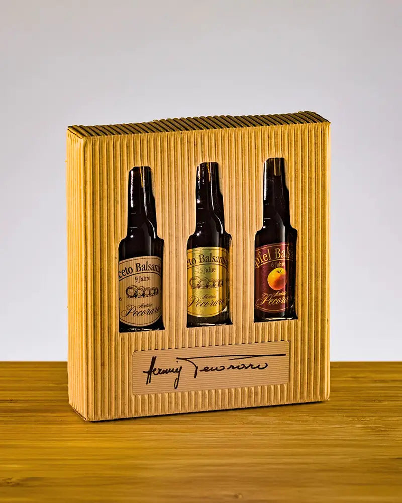 3er-Set Balsamico von Acetaia Pecoraro