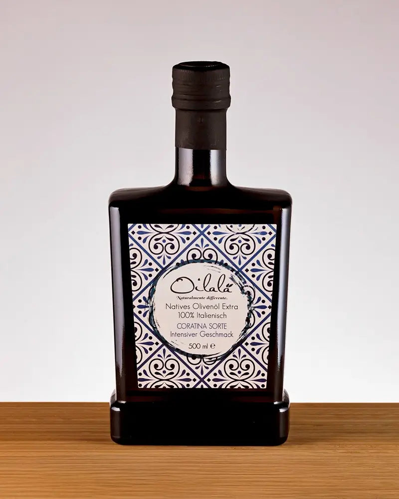 Flasche Coratina Sorte Natives Olivenöl von Oilalà