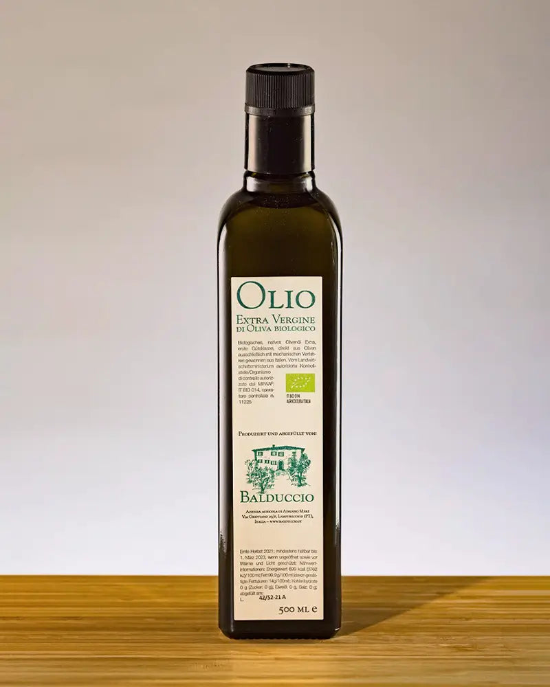 Flasche Olio Extra Vergine di Oliva Biologico von Balduccio