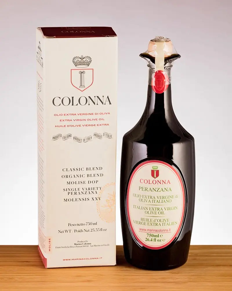 Flasche und Verpackung Peranzana Olio Extra Vergine di Oliva Italiano von Marina Colonna